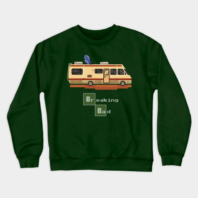 Breaking Bad 8 bits Crewneck Sweatshirt by Albaricoque